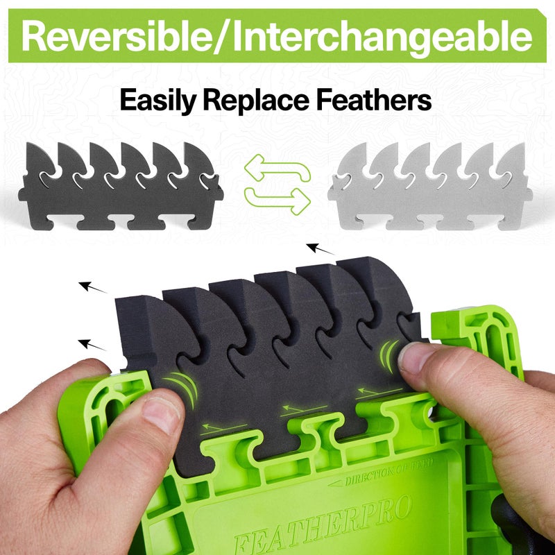 BOW Products FeatherPRO FP1 - Featherboard for Table Saws, Router Tables and Band Saws - EVA Feathers that Reduce Kickback - Woodworking Tools and Safety Accessories - Image 3